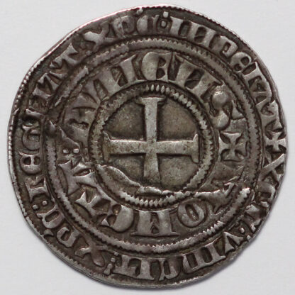 Germany Archbishopric of Cologne Walram of Jülich 1332-1349 Tournose Silver Coin - Image 3