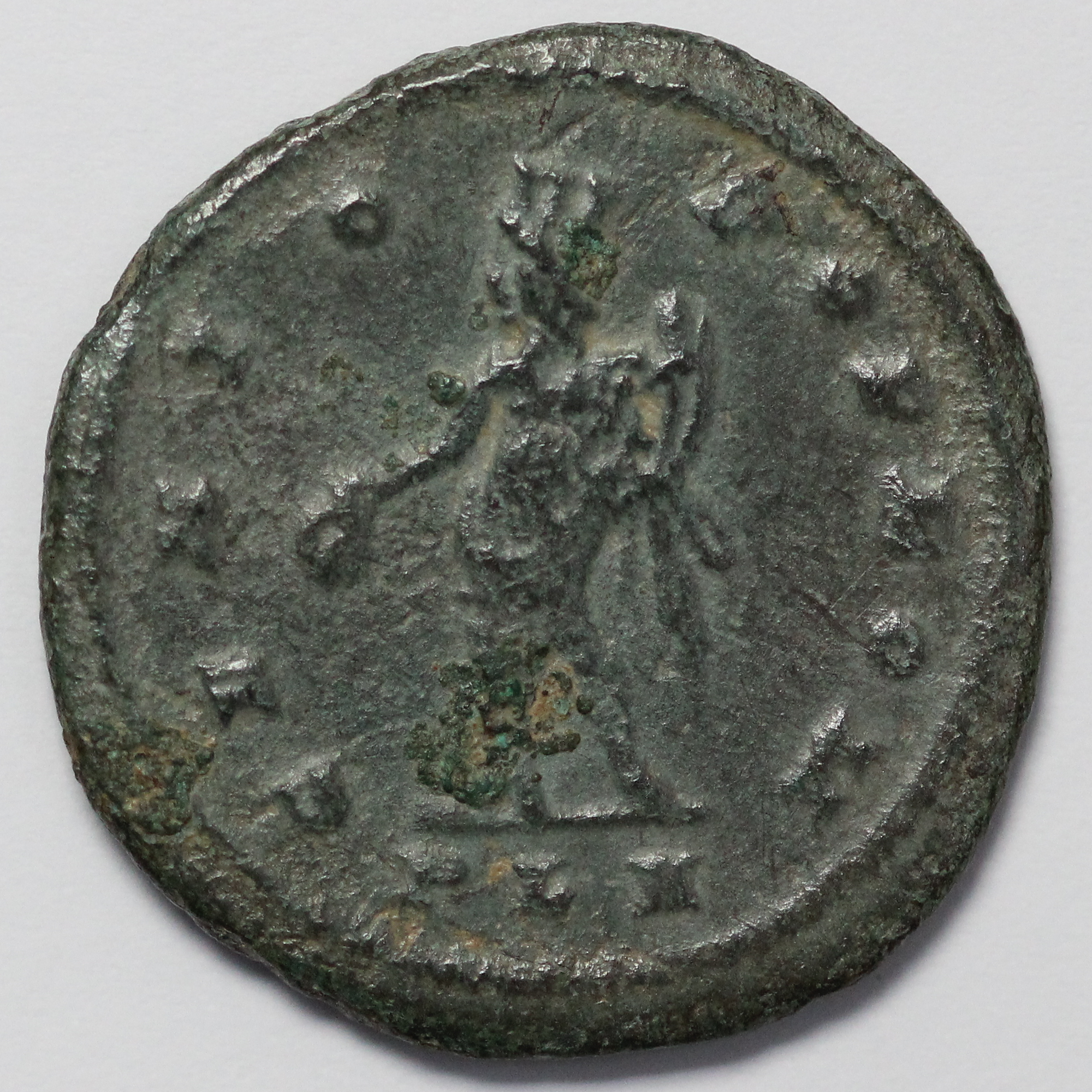 Ancient Roman Imperial Coin Galerius AD 307 Æ Genius Londinium - Scarce - Image 3