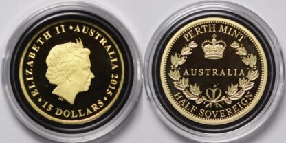 Perth Mint 2015 Proof Half Sovereign