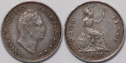 1836 Groat Fourpence