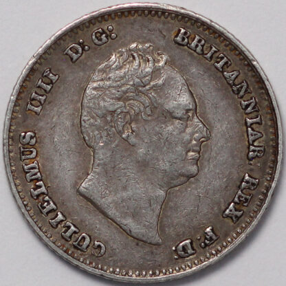 Great Britain 1836 Groat / Fourpence William IV Britannia S-3837 Silver Coin - Image 2