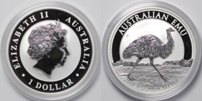 2018 1oz Silver Emu