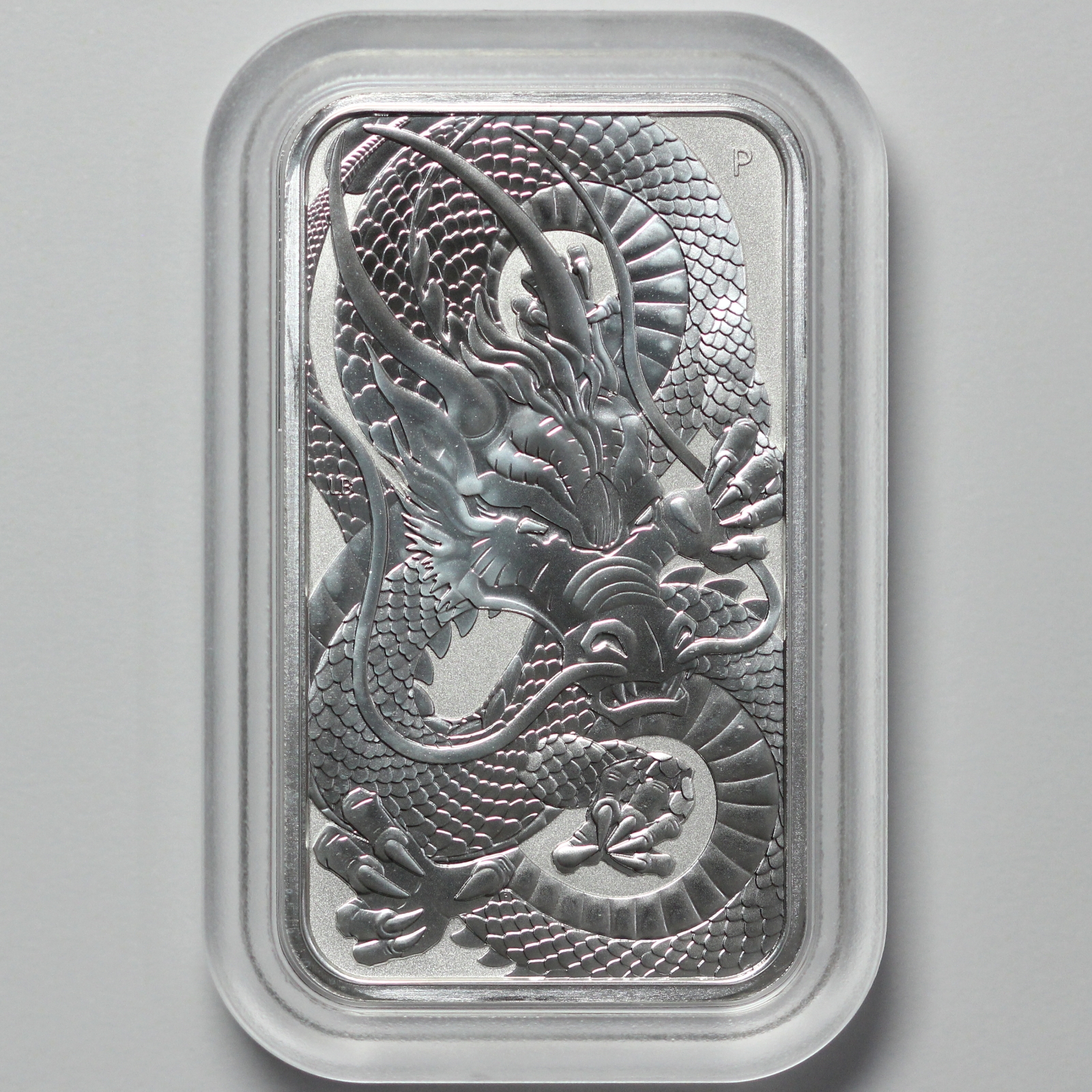 Australia 2021 $1 1oz 9999 Silver Dragon Rectangular Bullion Coin/Bar ...