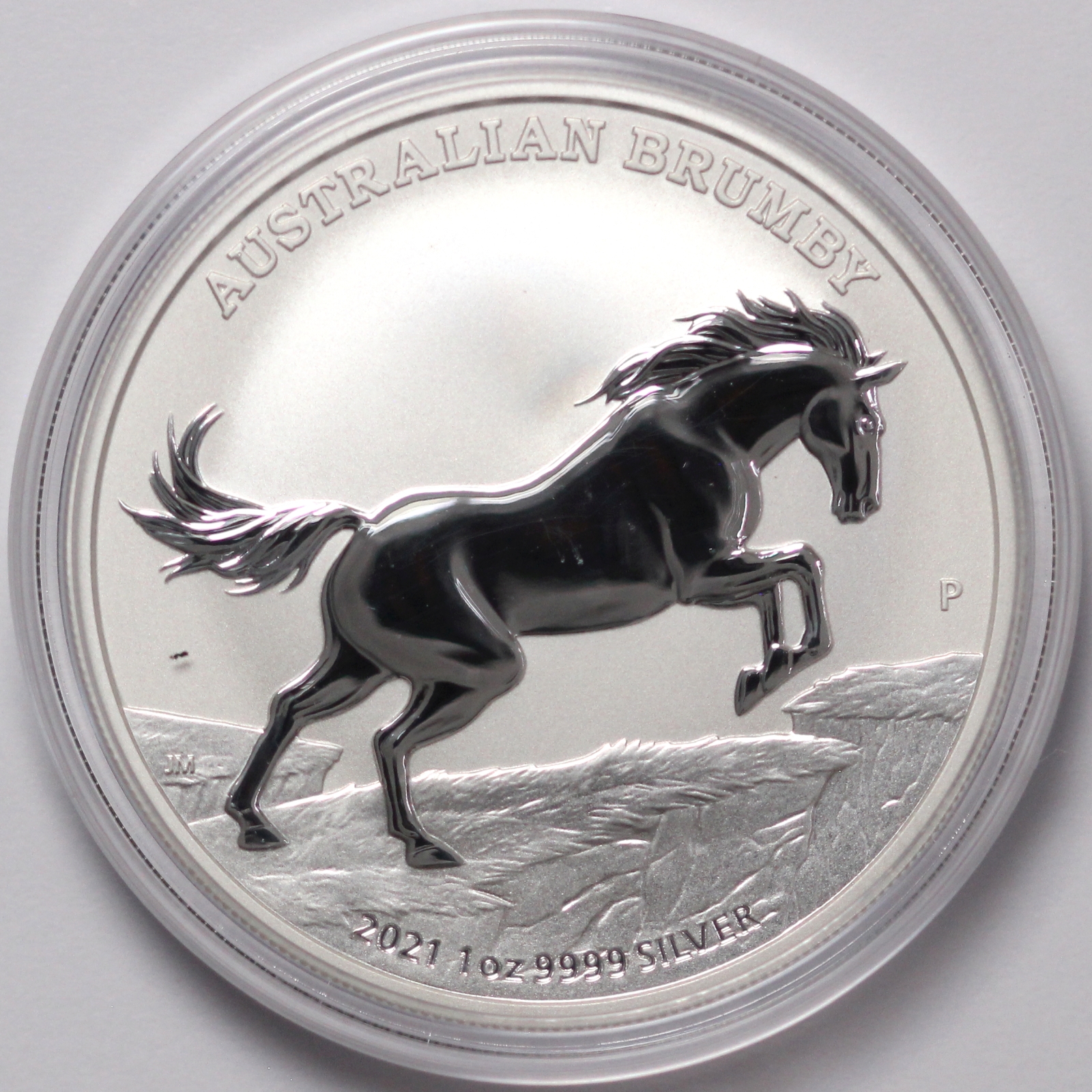 Australia 2021 $1 1oz 9999 Silver Australian Brumby Bullion Coin Perth ...