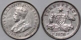 Australia 1928 Threepence