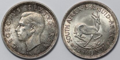 South Africa 1948 5 Shillings