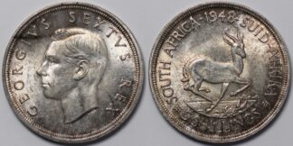 South Africa 1948 5 Shillings