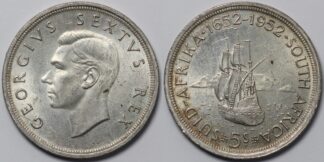 South Africa 1952 5 Shillings