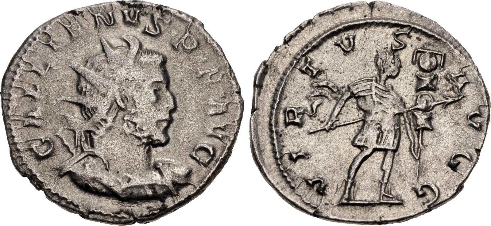 Ancient Roman Imperial Coin Gallienus AR Antoninianus AD 258-9 Emperor Lugdunum