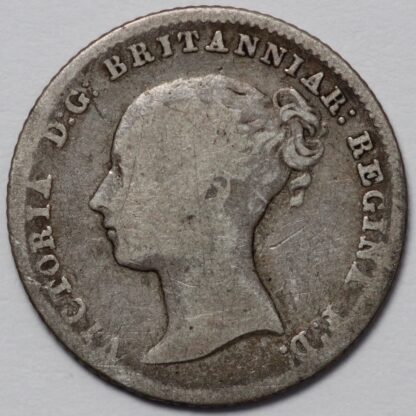 Great Britain 1838 Groat / Fourpence 4d Victoria Britannia S-3913 Silver Coin - Image 2