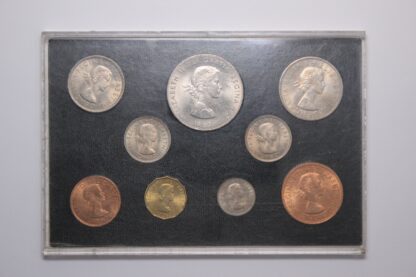 Coinage of Great Britain 1965 9-Coin Set Elizabeth II including Churchill Crown - Image 2