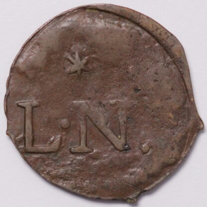 Netherlands East Indies Java 1809 1 Cent Louis Napoleon KM# 223 Copper Coin - Image 3