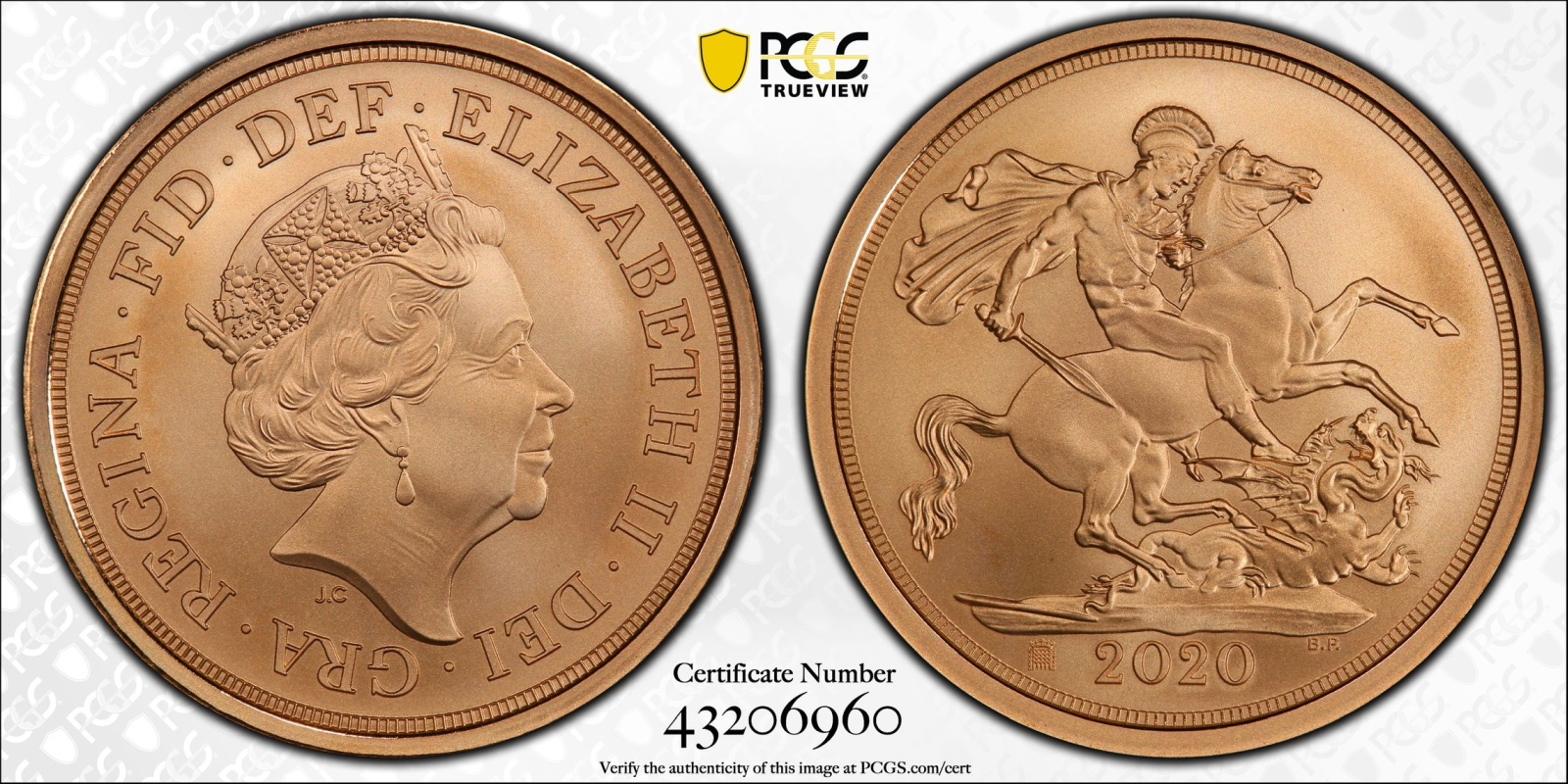 PCGS Graded MS69 Great Britain 2020 Brexit Privy Sovereign Matte Unc Gold Coin - Image 3
