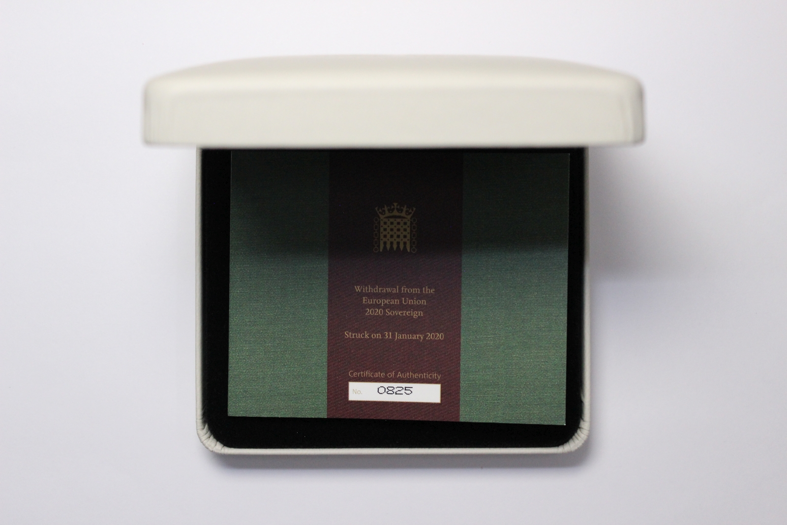 PCGS Graded MS69 Great Britain 2020 Brexit Privy Sovereign Matte Unc Gold Coin - Image 4