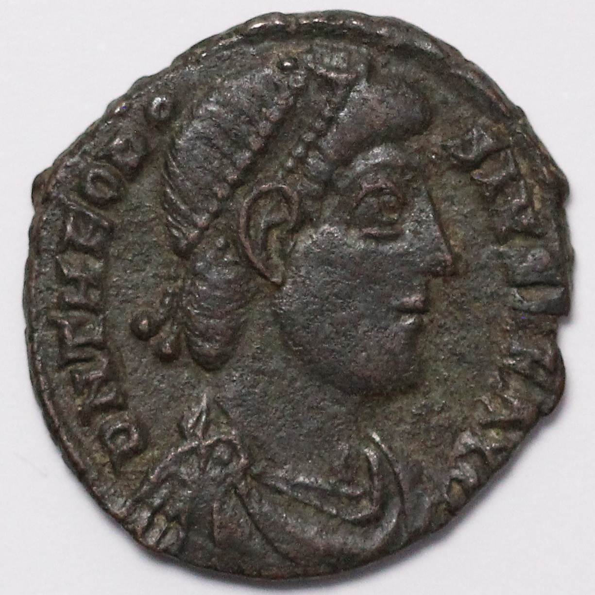 Ancient Roman Imperial Coin Theodosius I Æ AD 378-383 Turreted Female ...