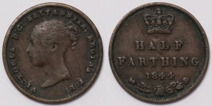 1844 Half-Farthing