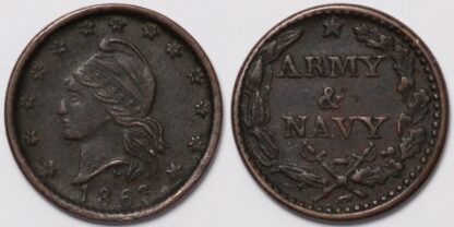 1863 Army & Navy Token