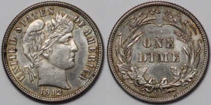 1912-S Barber Dime