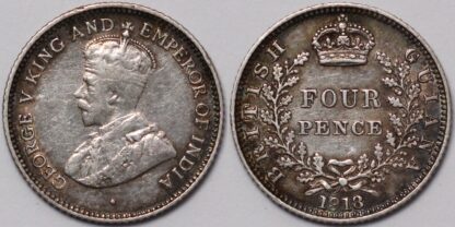 British Guiana 1918 Fourpence