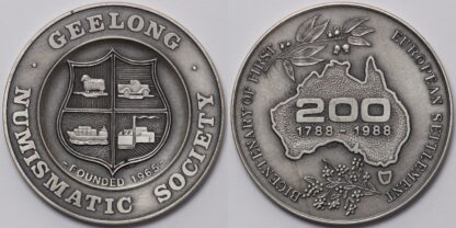 1965 Geelong Numismatic Society Medal