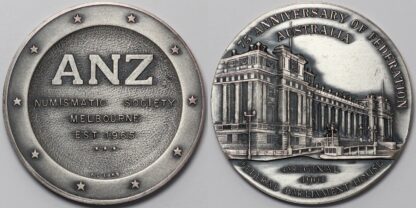 1976 ANZ Numismatic Society Federation Silver Medal