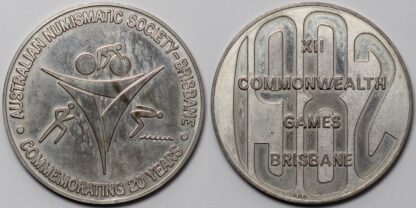 1982 Brisbane Commonwealth Games Silver Medal