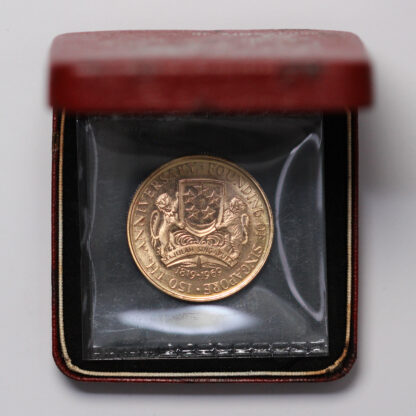 Singapore 1969 $150 Founding of Singapore 150th Anniversary Gold Coin with Case - Image 4