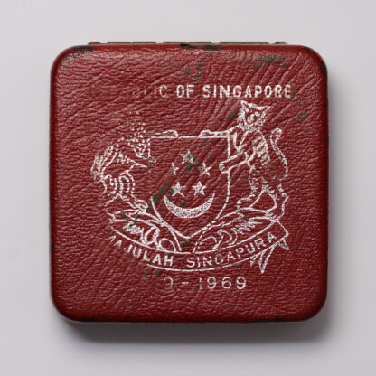 Singapore 1969 $150 Founding of Singapore 150th Anniversary Gold Coin with Case - Image 5