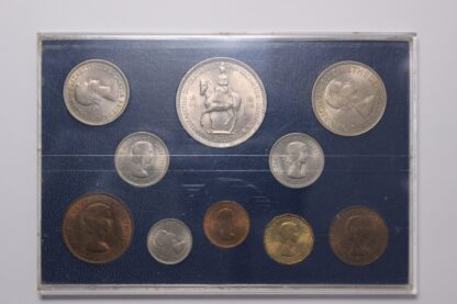 Coinage of Great Britain 1953 10-Coin Set incl. Elizabeth II Coronation Crown - Image 2