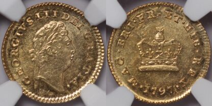 1797 1/3 Guinea NGC MS62