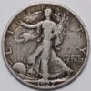 United States 1927-S Walking Liberty Half Dollar 50C Silver Coin - Better Date - Image 2