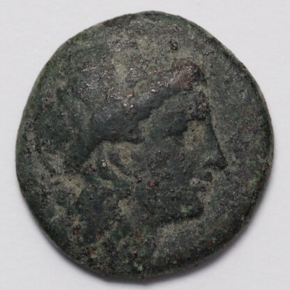 Ancient Greek Coin Ionia Kolophon 330-285 BC Æ Apollo/Horseman w/ Lyre & Chlamys - Image 2