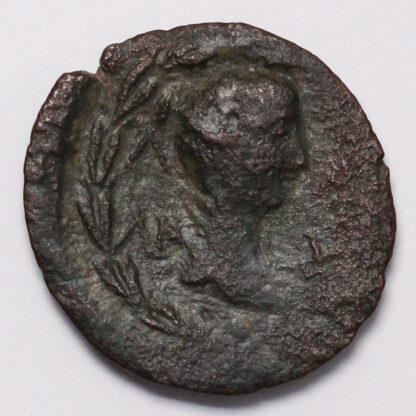 Ancient Greek Coin Lakonia Lakedaimon Sparta c. 35-31 BC Æ Dupondius - Very Rare - Image 3