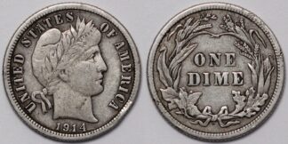 1914 Barber Dime