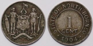 British North Borneo 1904-H One Cent