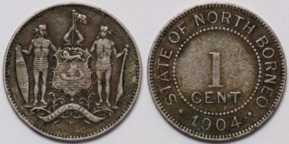 British North Borneo 1904-H One Cent