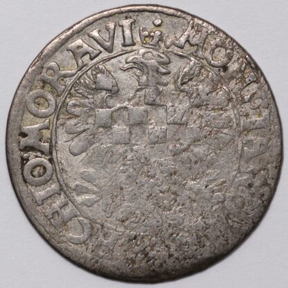 Austria Bohemian Revolt, Habsburg 1620-CC 24 Kreuzer Olmutz Silver Coin - Rare - Image 2