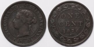 Canada 1876-H Cent