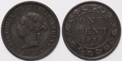 Canada 1876-H Cent