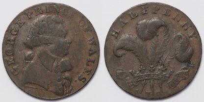 Brighton 1794 Halfpenny Token