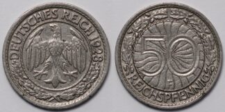 Germany 1928-F 50 Reichspfennig