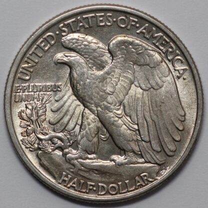 United States USA 1943 Walking Liberty Half Dollar 25C Philadelphia Silver Coin - Image 3