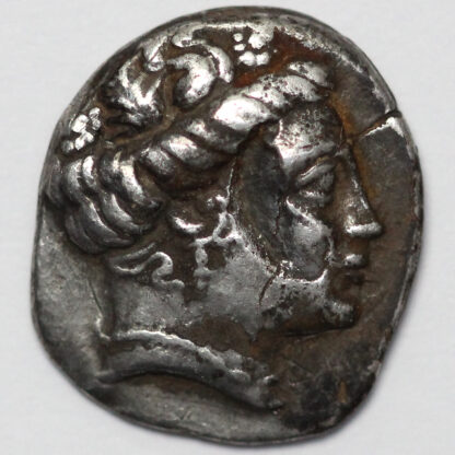 Ancient Greek Silver Coin Euboia Histiaia 3rd-2nd Century BC AR Tetrobol Trident - Image 2