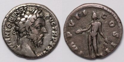 Marcus Aurelius Denarius Genius