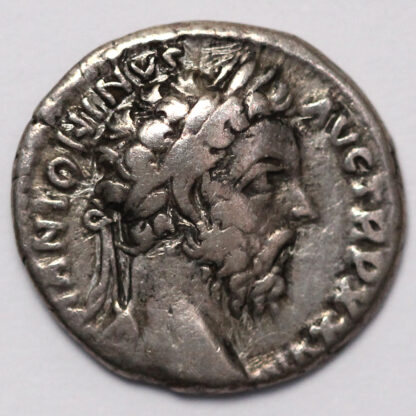 Ancient Roman Imperial Silver Coin Marcus Aurelius AR Denarius AD 174 Genius - Image 2