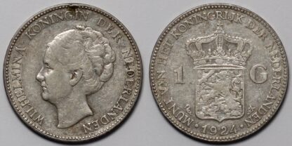 Netherlands 1924 1 Gulden