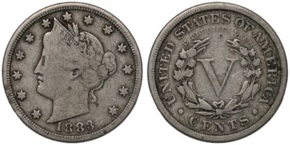 1883 With CENTS Nickel