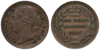 1885 One Third Farthing