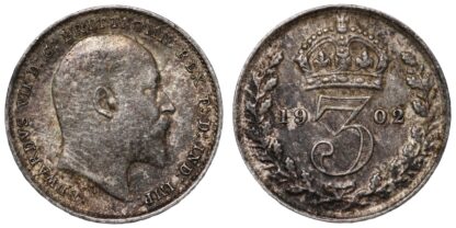 1902 Maundy Threepence