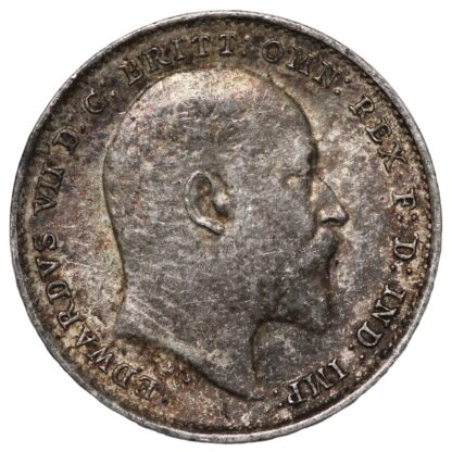 Great Britain 1902 Maundy Threepence 3d Edward VII S-3987 Silver Coin - Image 2